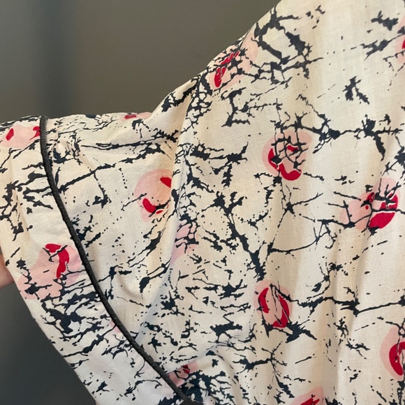 Retro 1950's Button Front House Dress - Picture 3 of 6